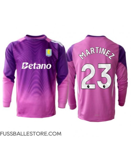 Günstige Aston Villa Emiliano Martinez #23 Torwart 3rd trikot 2025-26 Langarm